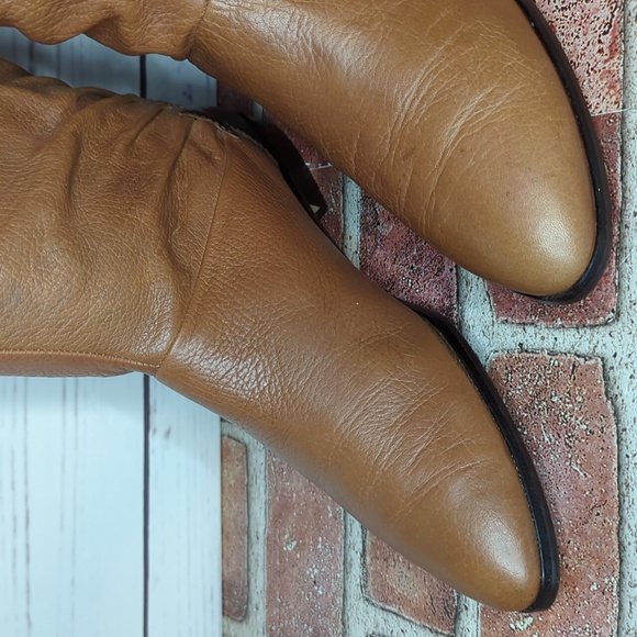 Vintage Etienne Aigner Designer Croc Alligator Leather 80's Women's Boots 8.5 - Picture 4 of 16